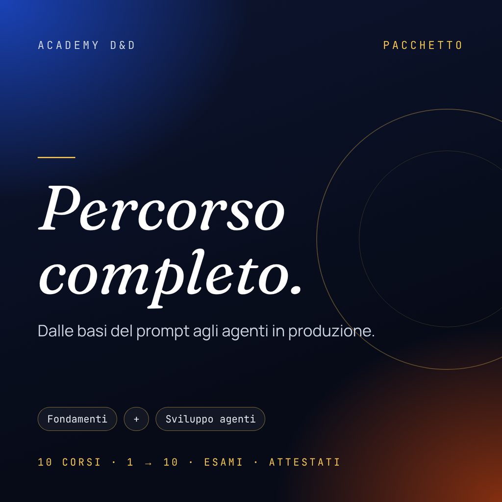 Pacchetto Percorso completo (10 corsi)