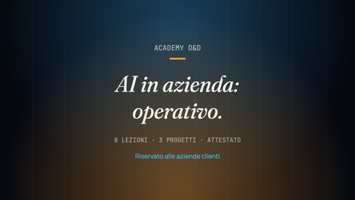 AI in azienda: operativo