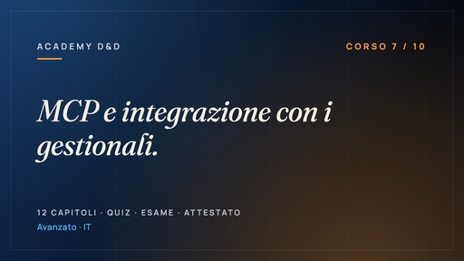 MCP e integrazione con strumenti e gestionali